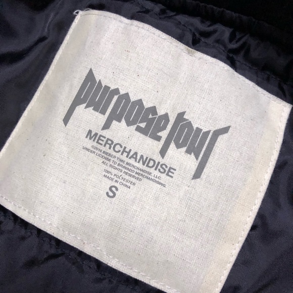 JUSTIN BIEBER PURPOSE TOUR “STAFF” BOMBER JACKET - Picture 5 of 7